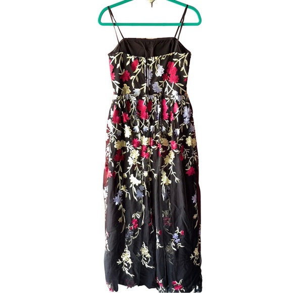 City Studio Black and Red Sleeveless Formal Cocktail Dress - Picture 9 of 11